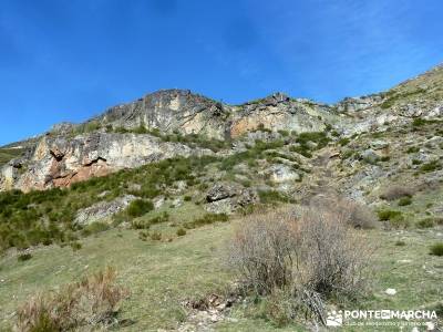 Montaña Leonesa Babia;Viaje senderismo puente; paisajes de nieve circo glaciar ofertas viajes agost